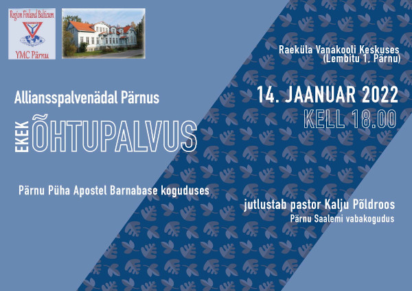 Alliansspalvenädal 2021 - plakat